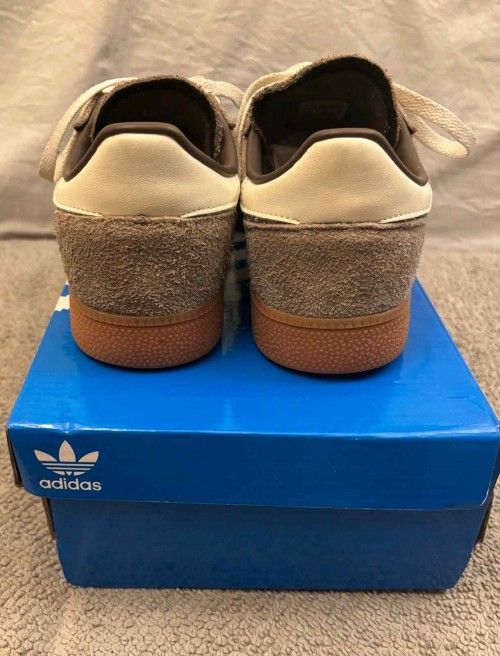 ADIIDAS SAMBA X Handball Spezial Earth StrataBROWN BEIGE SUEDE QUALITY