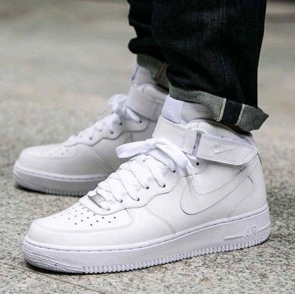 NIK AIRFORCE 1 HIGH long GENUINE LEATHER NO DUST BAG