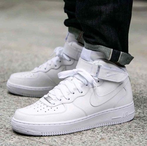 NIK AIRFORCE 1 HIGH long GENUINE LEATHER NO DUST BAG