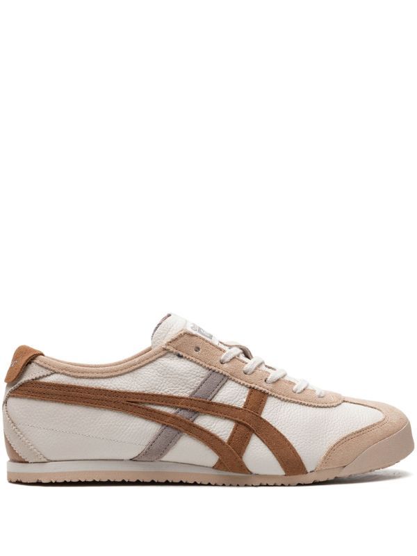 ONITSUK_A TIGER MEXICO 66 CREAM KHAKI CARBON SNEAKER