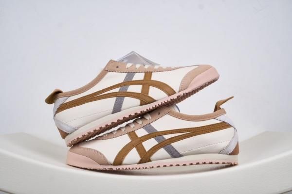 ONITSUK_A TIGER MEXICO 66 CREAM KHAKI CARBON SNEAKER