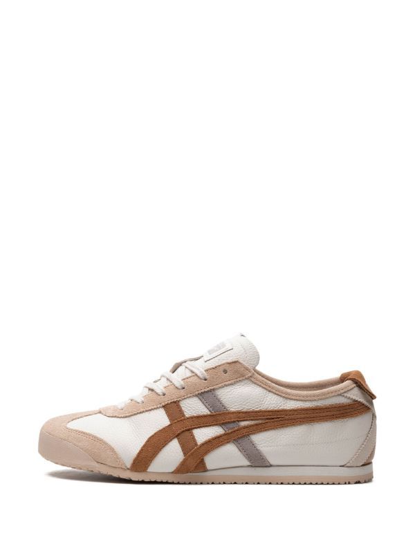 ONITSUK_A TIGER MEXICO 66 CREAM KHAKI CARBON SNEAKER