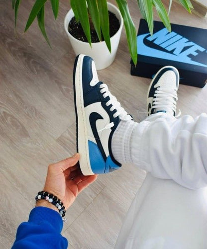 nik air jordan 1 low og obsidian blue