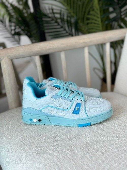 Loui s Vuitton Trainer x Tyler the creator Sky Blue Semi Ua