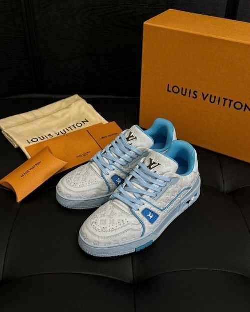Loui s Vuitton Trainer x Tyler the creator Sky Blue Semi Ua