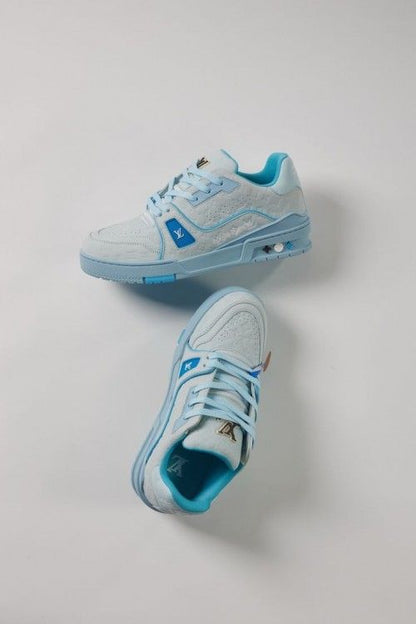 Loui s Vuitton Trainer x Tyler the creator Sky Blue Semi Ua