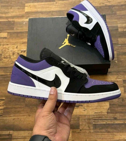 nikkee   jordan  RETRO 1 low COURT PURPLE