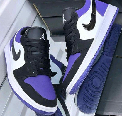 nikkee   jordan  RETRO 1 low COURT PURPLE