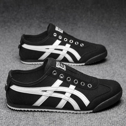 ONIT_SUKA TIGER MEXICO 66 SLIP ON BLACK WHITE