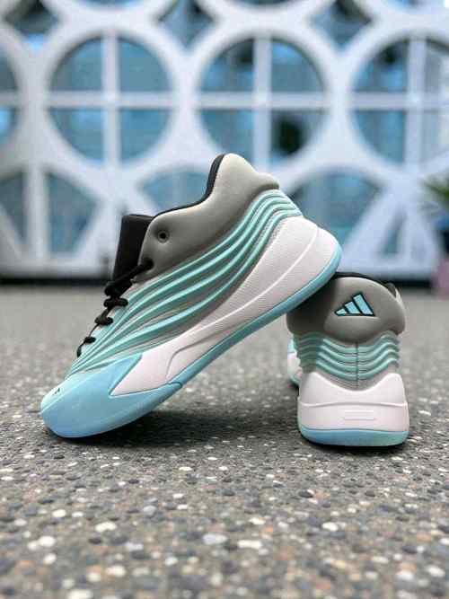Adidass Dame X Older Kids (GS)Flash AquaCore BlackGrey