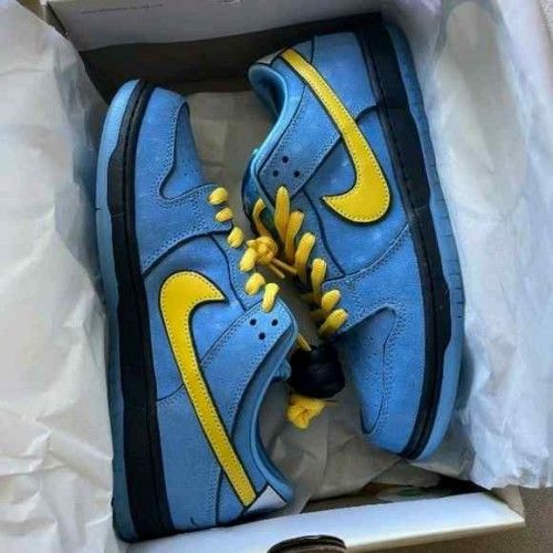 Nik.e Sb Dunk Low X Powerpuff Bubble