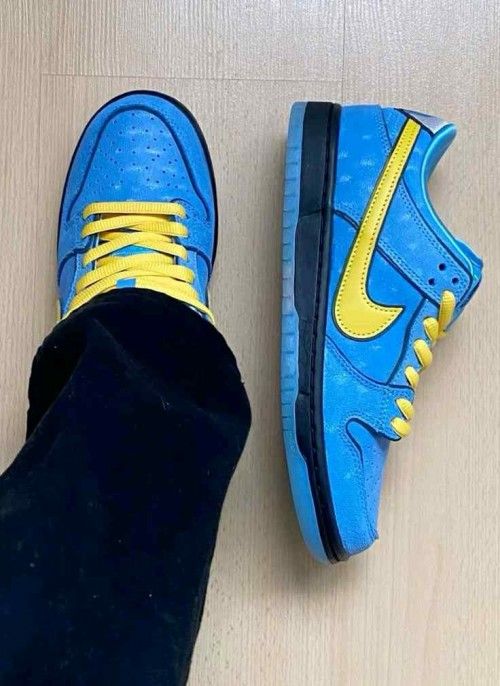 Nik.e Sb Dunk Low X Powerpuff Bubble