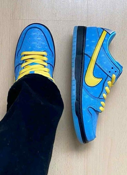 Nik.e Sb Dunk Low X Powerpuff Bubble