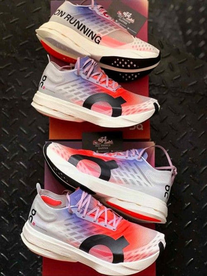 ON RUNNING CLOUD BOOM WHITE ORANGE