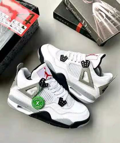 AIR JORDAN RETRO 4 WHITE CEMENT