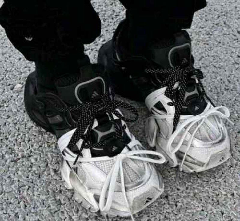 adidaass XLG Runner Deluxe White Blacks