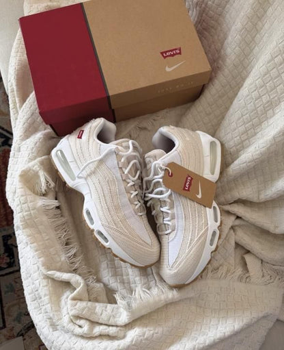 Nik_e Airmax 95 Big Bubble Light Wood Levis