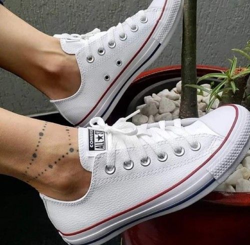 all star white short