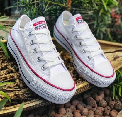 all star white short