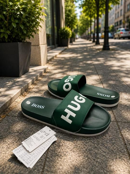 Hug_o Boss Green Flip Flops