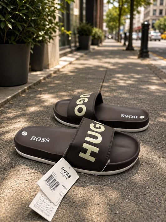 Hug_o Boss Brown Flip Flops