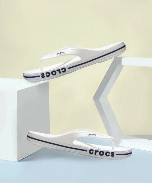 CROCCS BAYABAND FLIP FLOP WHITE