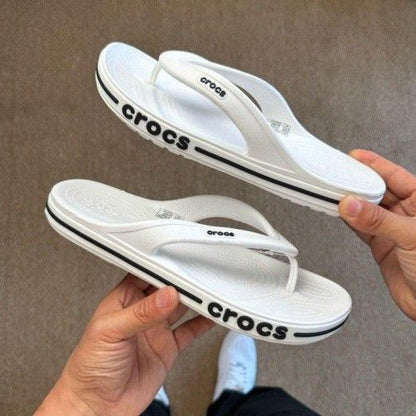 CROCCS BAYABAND FLIP FLOP WHITE
