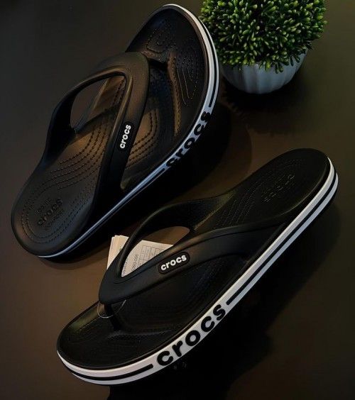 CROCCS BAYABAND FLIP FLOP BLACK FOR MEN