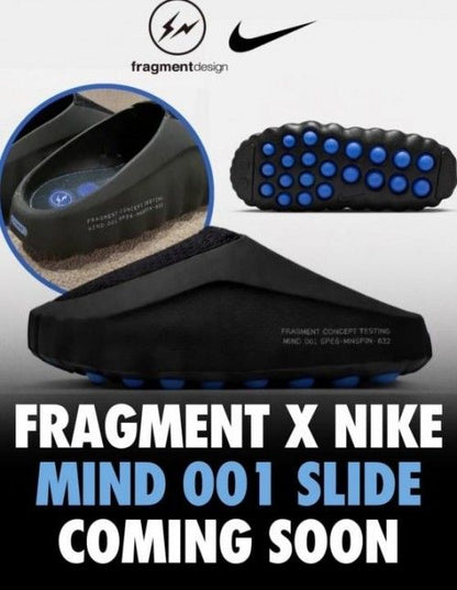 NIIKE MIND 001 X FRAGMENT BLACK