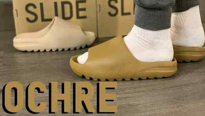 ADDIDAS YEEZY SLIDES OCHRE