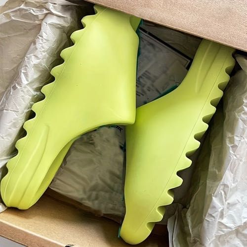ADDIDAS yeezy slides green glow ua quality