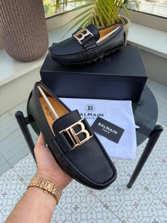 Balmai.n Premium Loafers Surplus Calf Leather Quality With All Accessories