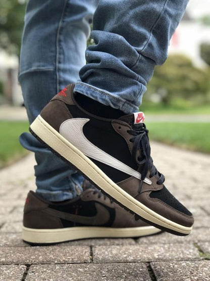 Nikke Air Jordan 1 Low Travis Scott Mocha