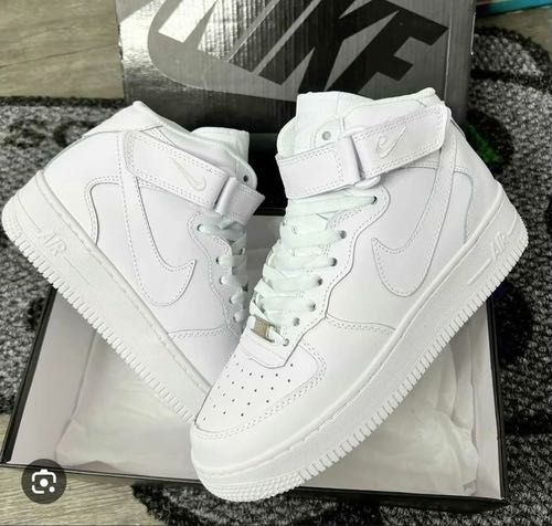 NIIKE airforce mid long leather womens