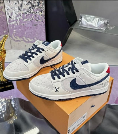 LOUUIS VUITTON X NIKKE SB DUNK LOW NAVY