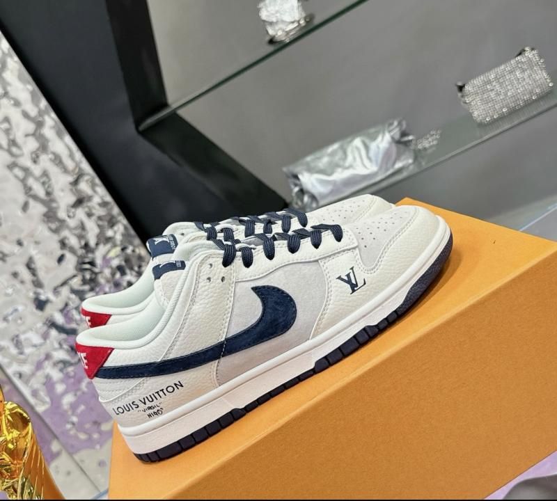 LOUUIS VUITTON X NIKKE SB DUNK LOW NAVY