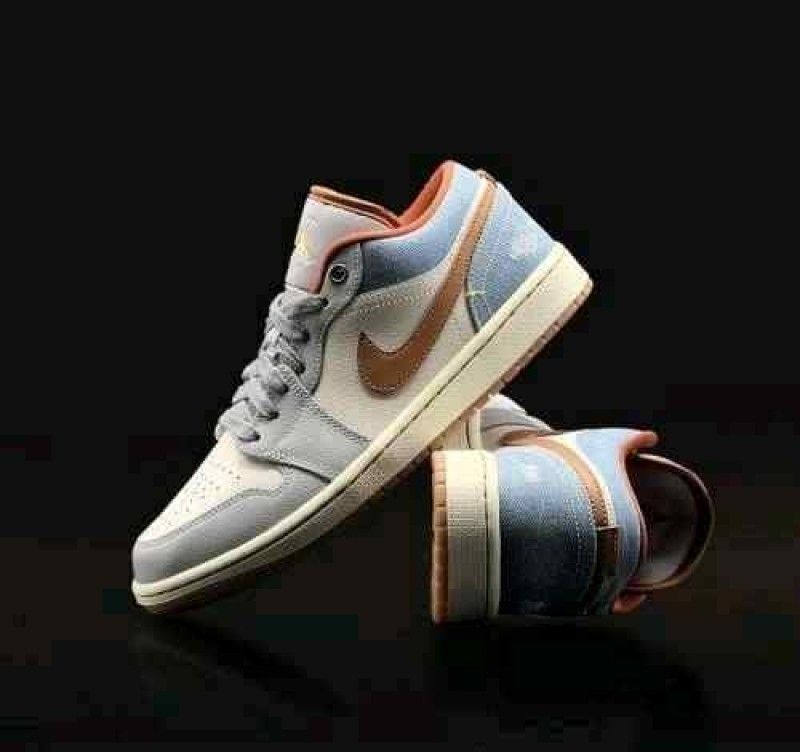 Nikkee Air Jordan 1 Low Phantom REPAIRED DENIM