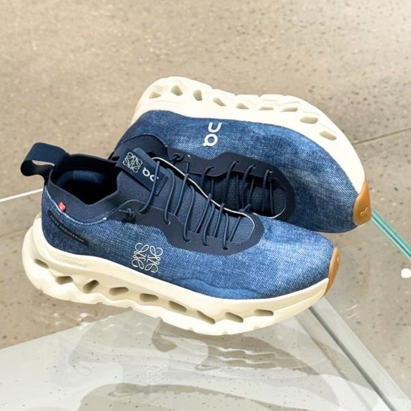 Loew.e x On Cloudtilt Blue Denim Running