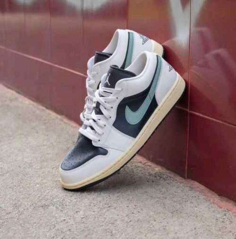 Nikkee Air Jordan Retro 1 Low Jade Smoke