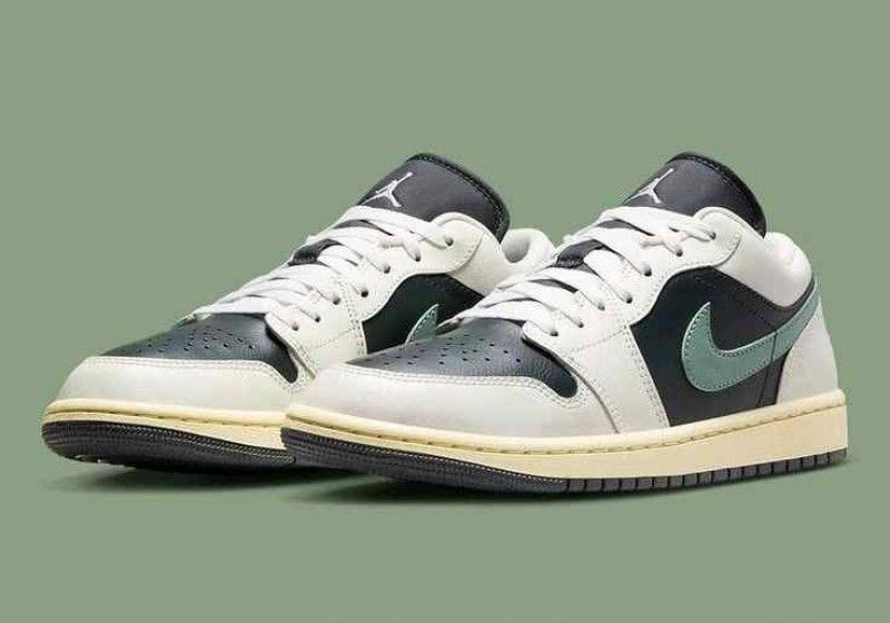 Nikkee Air Jordan Retro 1 Low Jade Smoke
