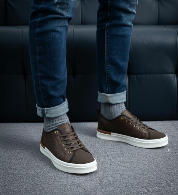 TIMBERLAND BROWN WHITE CASUAL 0011