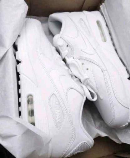 nikkee airmax 90 essential triple white