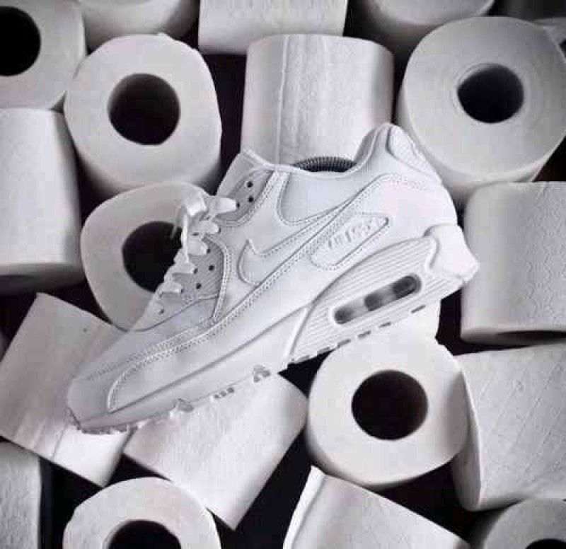 nikkee airmax 90 essential triple white