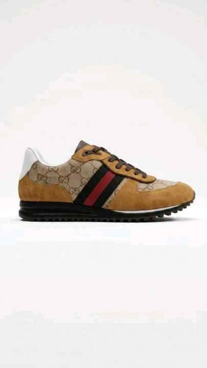 Guucci Re-Motion Canvas Beige Dark Brown