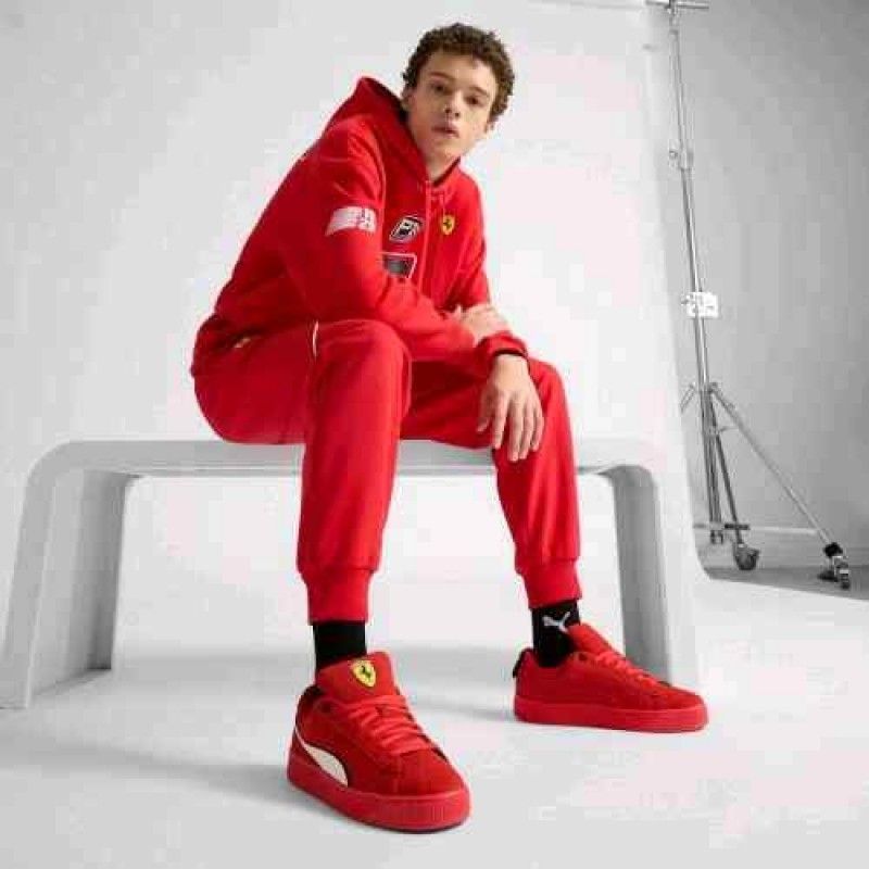PUMMAa SCUDERIA FERRARI RACE SUEDE XL HERO SNEAKERS