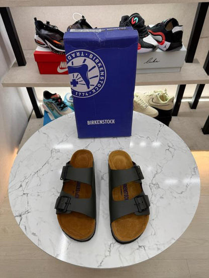 Birkenstock Arizona green softy Leather