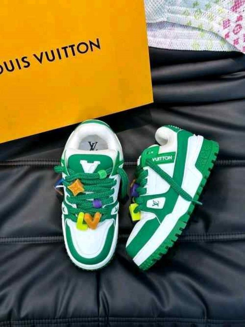 Loiuss Vuittonn TRAINER Maxi Green WHITE