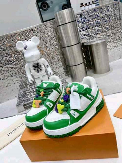 Loiuss Vuittonn TRAINER Maxi Green WHITE