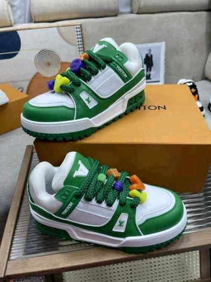 Loiuss Vuittonn TRAINER Maxi Green WHITE