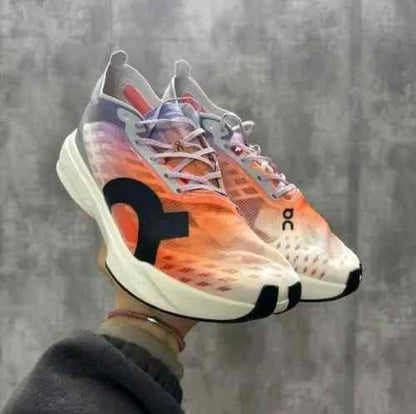 On Cloudboom Strike White Flame with cloud extra insole